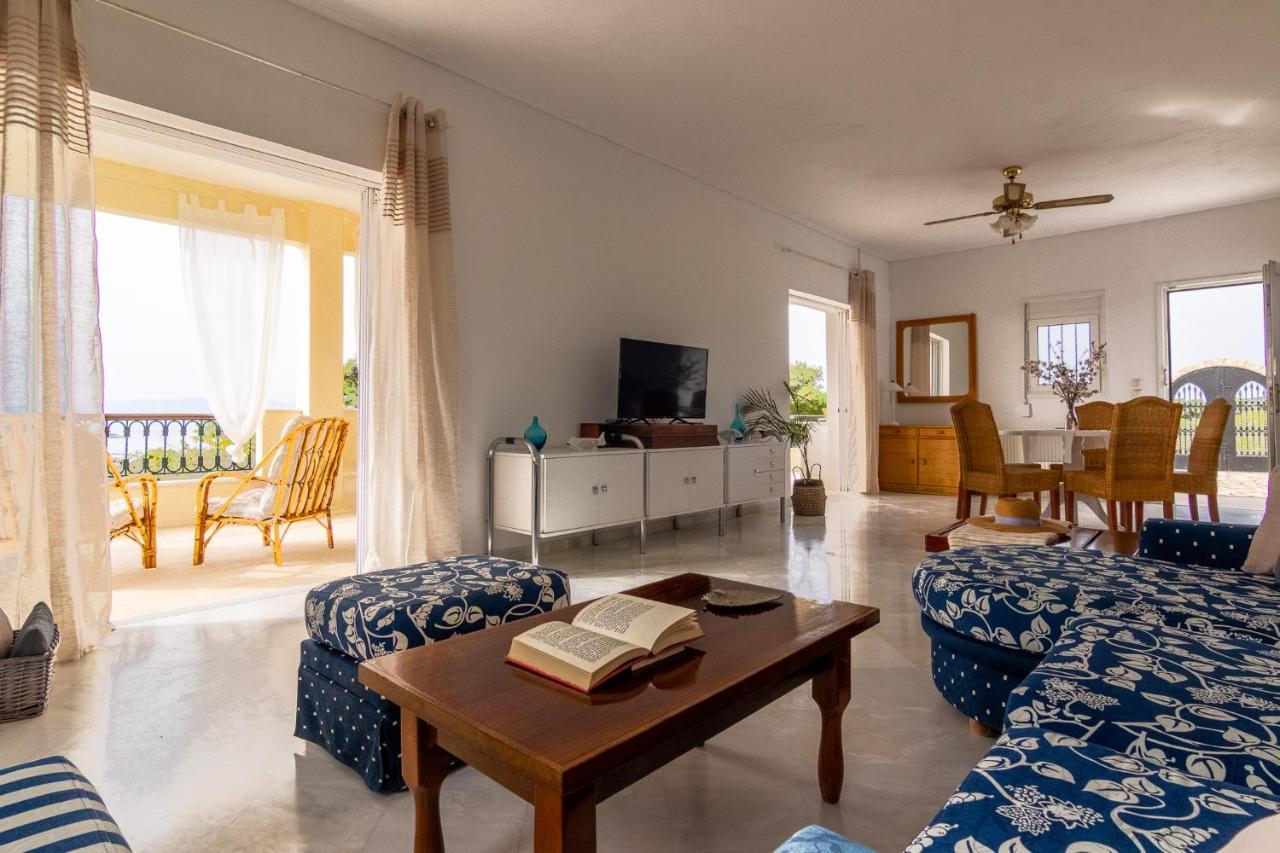Вилла House With Amazing Ocean View And Patio - Pool Порто Хели Экстерьер фото