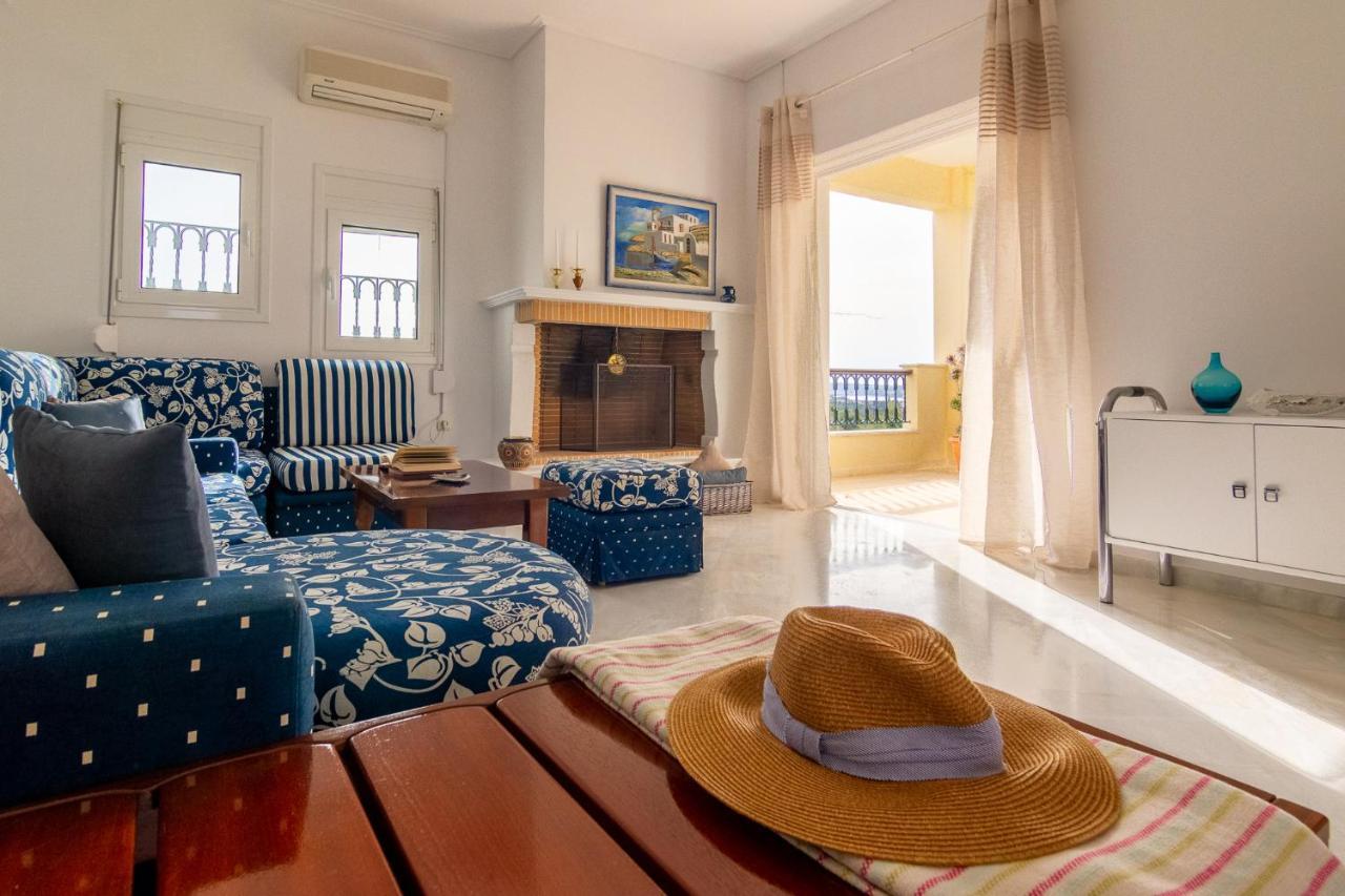 Вилла House With Amazing Ocean View And Patio - Pool Порто Хели Экстерьер фото