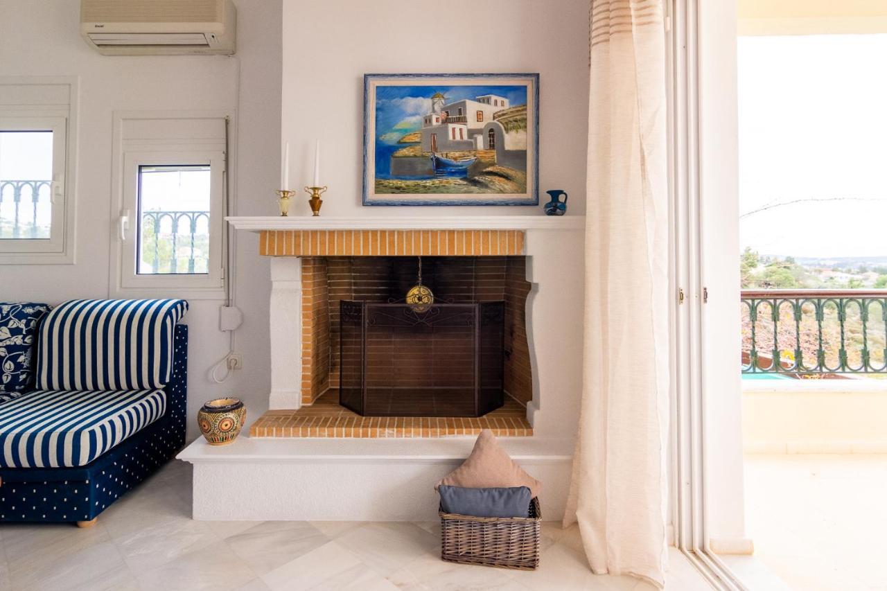 Вилла House With Amazing Ocean View And Patio - Pool Порто Хели Экстерьер фото