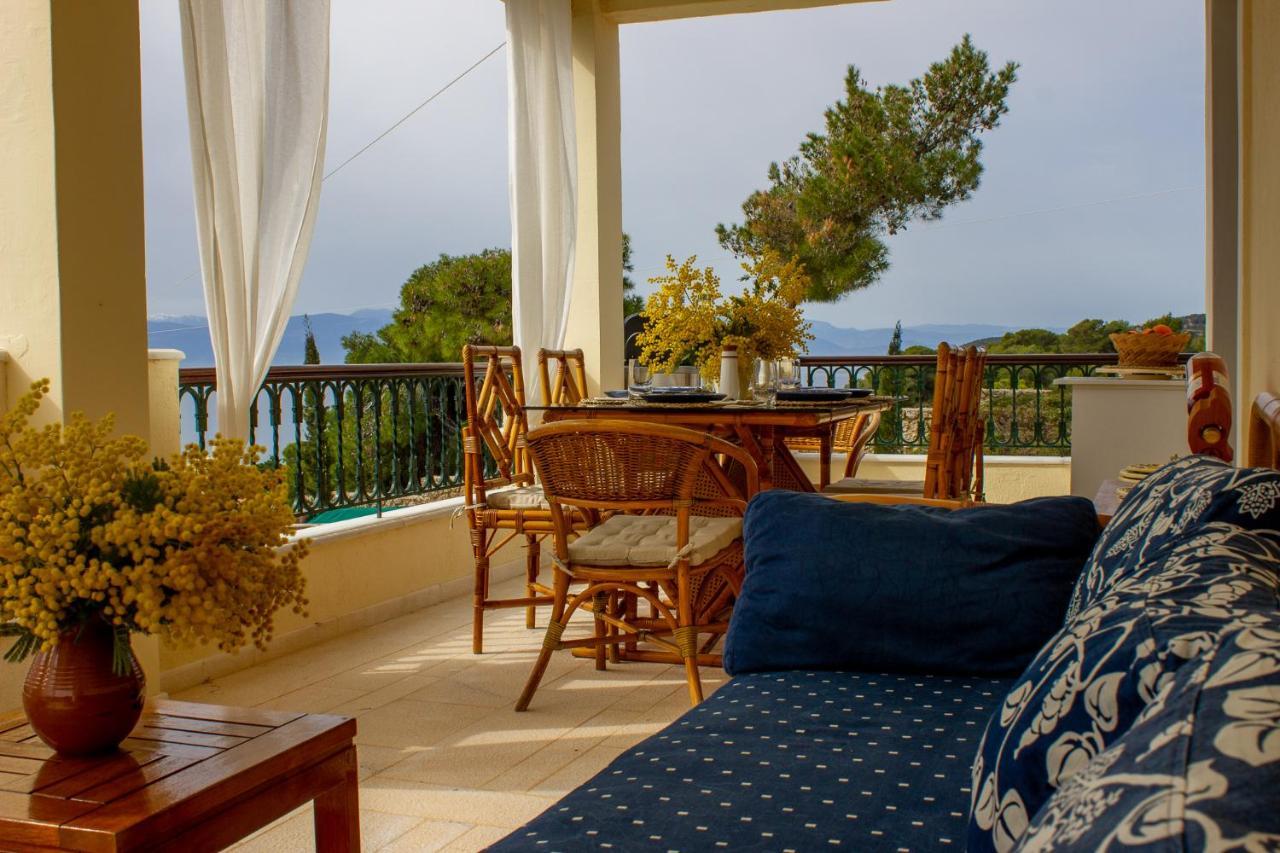 Вилла House With Amazing Ocean View And Patio - Pool Порто Хели Экстерьер фото