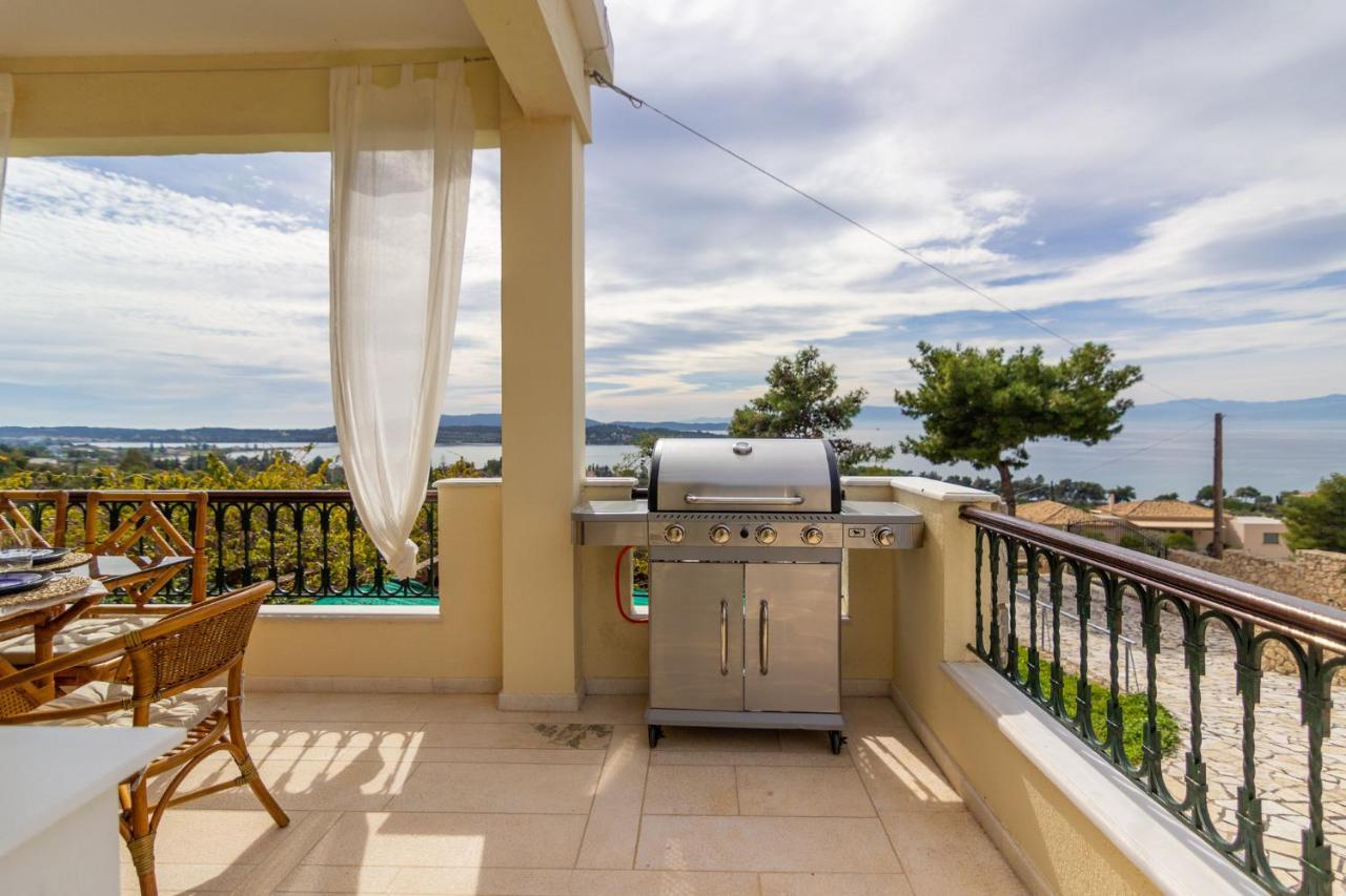 Вилла House With Amazing Ocean View And Patio - Pool Порто Хели Экстерьер фото